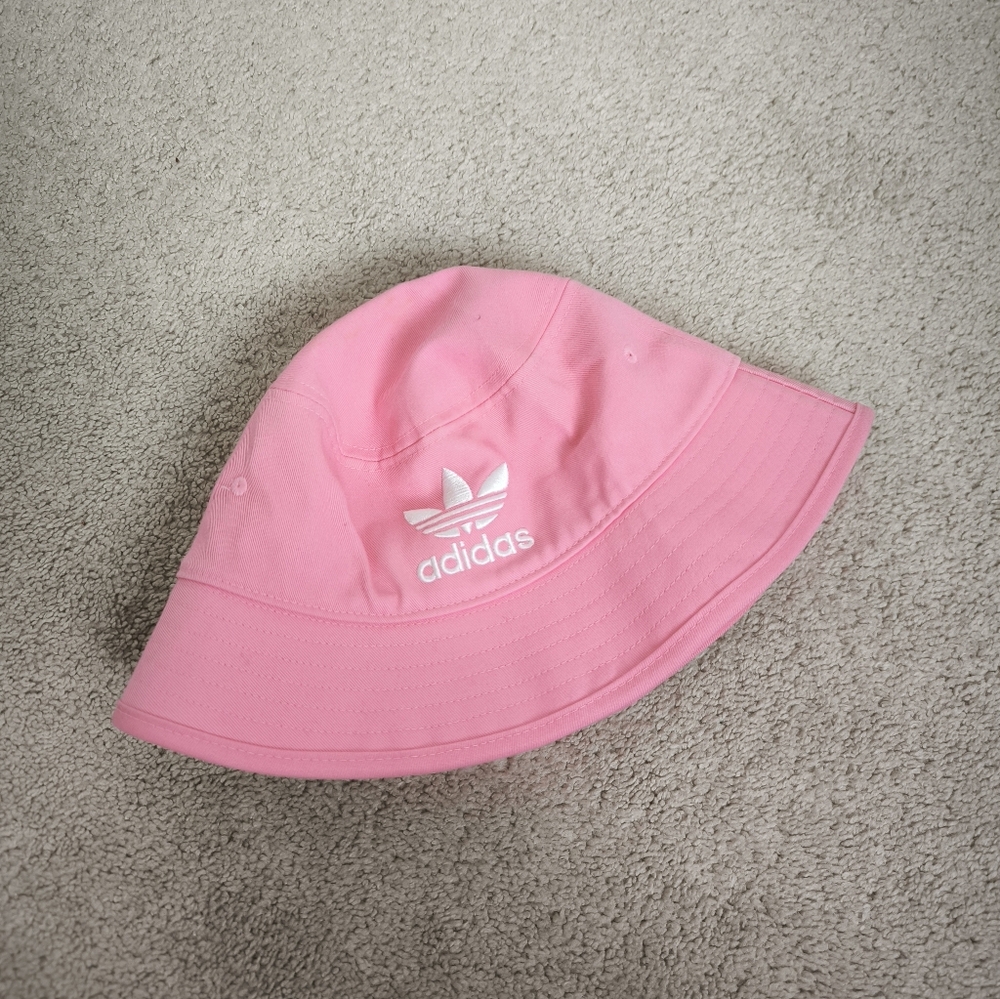 Adidas Light Pink Bucket Hat